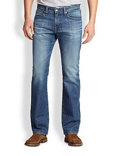AG Adriano Goldschmied Protege Straight Leg Jeans    Medium Blue