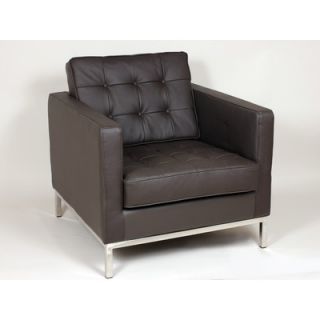 Control Brand Draper One Seat Sofa Chair FF081 Color: Brown