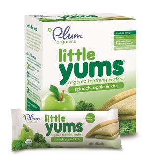Plum Organics 3 ounce Little Yums Spinach Apple Kale (pack Of 6)