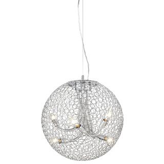 Z lite 6 light Pendant (SteelDimensions: 20 inches high x 18 inches wide x 18 inches deepThis fixture does need to be hard wired. Professional installation is recommended.)