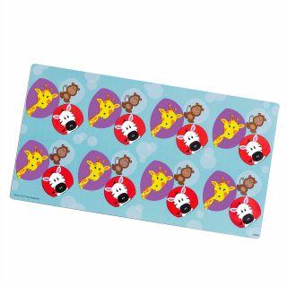 Safari Friends Large Lollipop Sticker Sheet