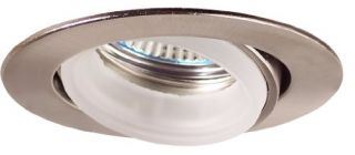 Elco Lighting E233N Recessed Lighting Kit, 2 Low Voltage Mini Housing amp; Gimbal Ring Trim Kit Nickel