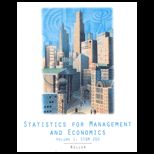 Statistics for / Mgmt and Econ. Vol. 1   (Custom Package)
