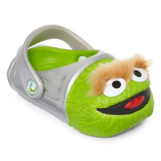 POLLIWALKS Polliwalks Toddler Boys Oscar the Grouch Clogs, Green, Green