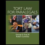 Tort Law for Paralegals>CUSTOM PACKAGE<