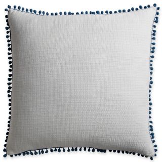 CONRAN Design by Pom Pom Square Decorative Pillow, Blue