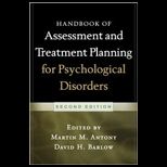 Handbook of Assessment and Treatment Planning for Psychological Disorders