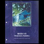 Math 115  Elementary Statistics (Custom Package)