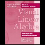Visual Linear Algebra   Student Solutions Manual