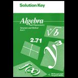 McDougal Littell Structure & Method Solution Key Book 2