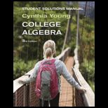 College Algebra   Student Solutions Manual