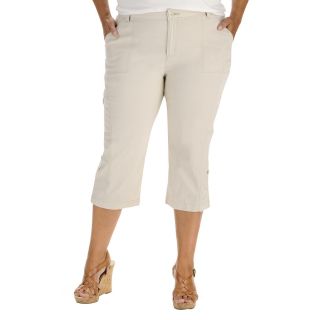 Lee Brittany Skimmer Capris Plus, Driftwood, Womens