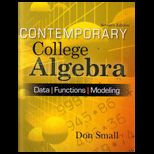 Contemporary College Algebra   With CD (Custom)