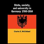State, Society and University in Germany