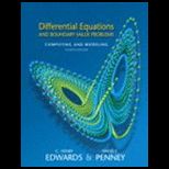 Differential Equations and Boundary Value Problems : Computing and Modeling