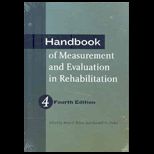 Handbook of Measurement and Evaluation in Rehabilitation