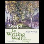 Steps to Writing Well with Additional Readings   Text