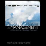 Strategic Management: A Competitive Advantage Approach, Concepts and Cases   With Access