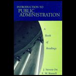 Introduction to Public Administration  A Book of Readings