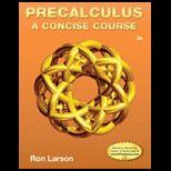 Precalculus A Concise Course Std. Solution Man