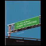 Allyn and Bacon Guide to Writing (Custom)
