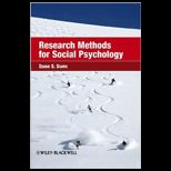 Research Methods for Social Psychology