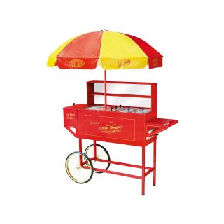 Nostalgia Electrics Vintage Collection Carnival Hot Dog Cart & Umbrella