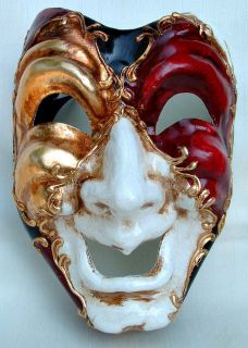 Multi Color Comedic Smile Theater Mask