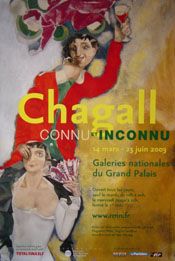 MARC CHAGALL: KNOWN AND UNKNOWN WORKS (EXHIBIT AT GALERIES NATIONALES