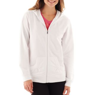 Made For Life French Terry Hoodie, White, Womens