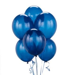 Crystal Blue Balloons