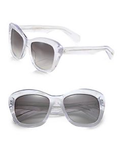 Oliver Peoples Emmy 55mm Retro Sunglasses   White