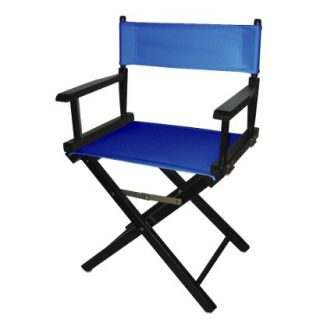 Directors Chair: Directors Chair   Black Frame, Blue Canvas