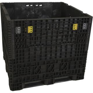 Triple Diamond Plastics Heavy Duty Collapsible Bulk Storage Container   48 Inch