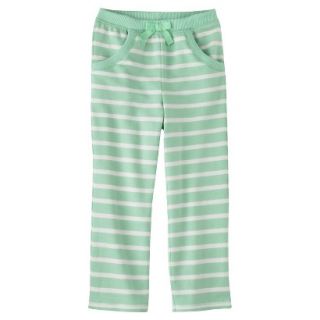 Genuine Kids from OshKosh Infant Toddler Girls Stripe Lounge Pant   Green 24 M