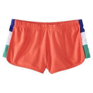 Mossimo Supply Co. Juniors Colorblock Knit Short   Coral M(7 9)