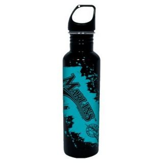MLB Florida Marlins Water Bottle   Black (26 oz.)