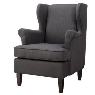 Skyline Accent Chair: Upholstered Chair: Edbury Upholstered Wingback Chair  