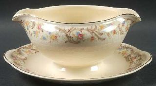 Taylor, Smith & T (TS&T) 1631 Gravy Boat with Attached Underplate, Fine China Di
