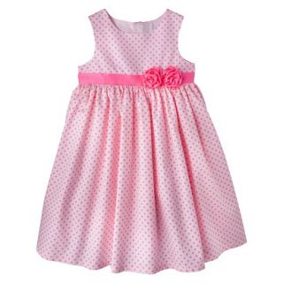 Just One YouMade by Carters Newborn Girls Dot Dress   Light Pink 4T
