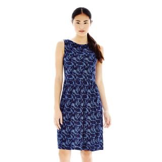 JOE FRESH Joe Fresh Sleeveless Gathered Dress, Blue