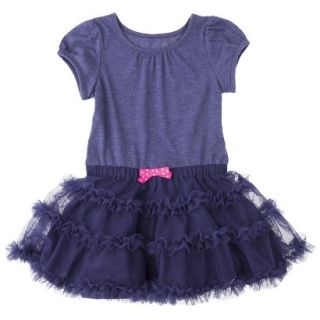 Cherokee Infant Toddler Girls Tutu Dress   Nightfall Blue 3T