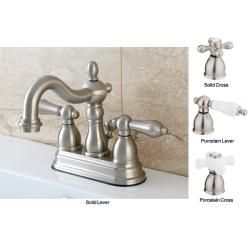 Satin Nickel English Bathroom Faucet