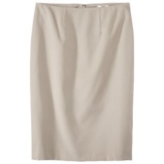Merona Petites Classic Pencil Skirt   Khaki 12P