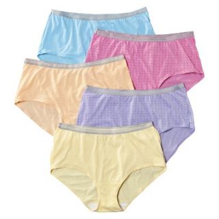 Fruit Of The Loom Womens 5 Pack Fit for Me Brief   Heather Assorted Colors 10
