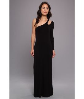 Gabriella Rocha Alyssa One Shoulder Maxi Womens Dress (Black)