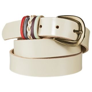 Mossimo Supply Co. Solid Belt   Ivory S