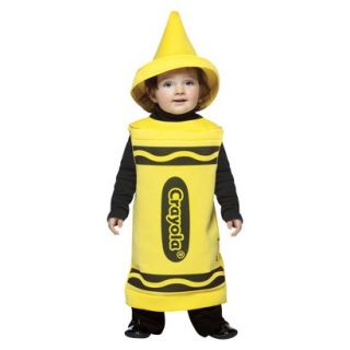 Yellow Crayola Crayon Toddler Costume   3T 4T