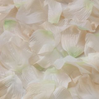 Decorative Rose Petals   Ivory