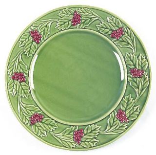 Bordallo Pinheiro Christmas Service 12 Chop Plate/Round Platter, Fine China Din